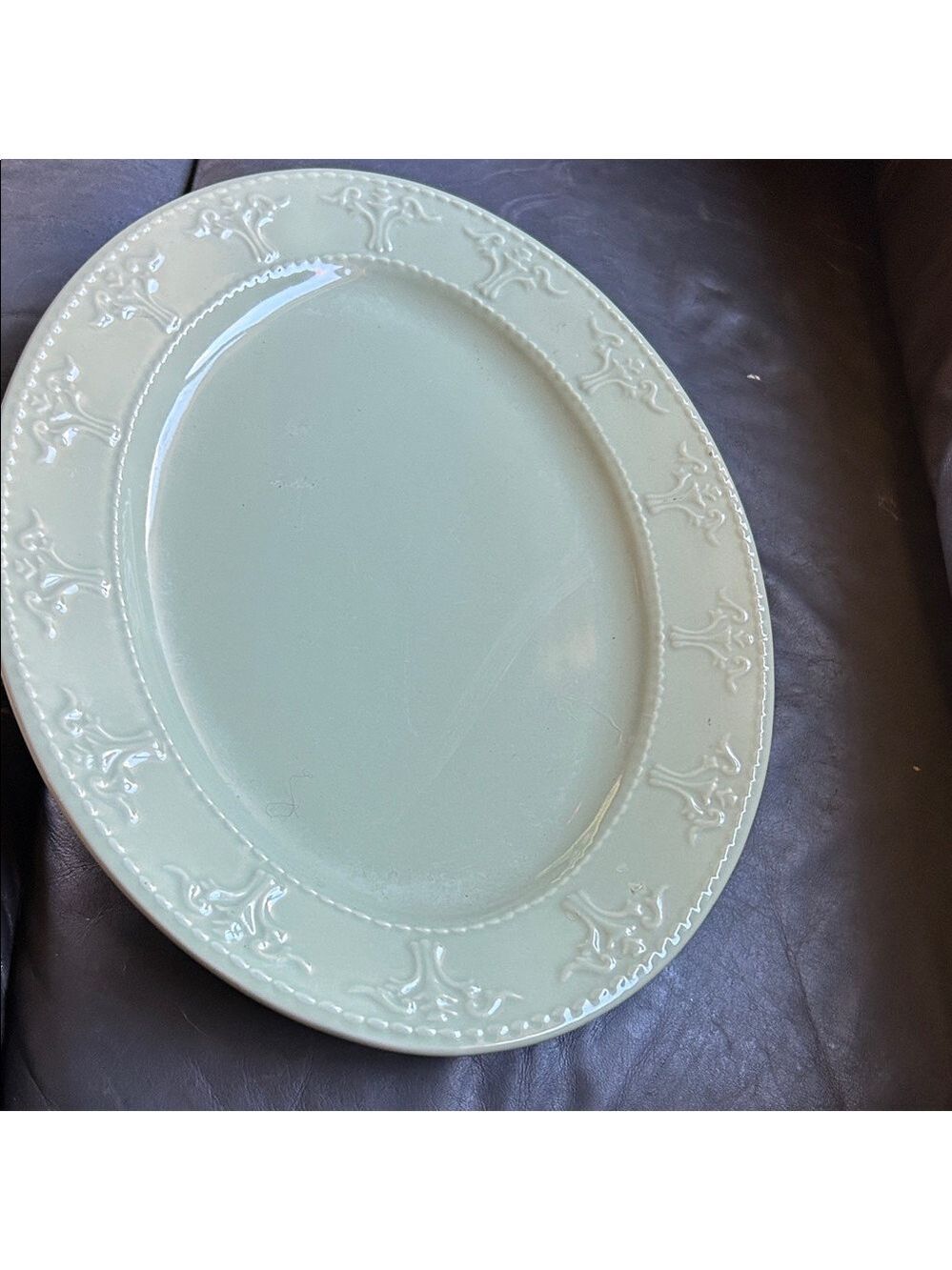JCPenney Mint Green Decorative Platter